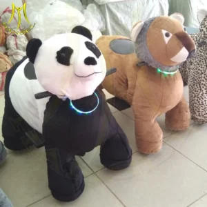 Shopping Mall Moving Battery Operated Electric Large Plush Toy Ride on Animals