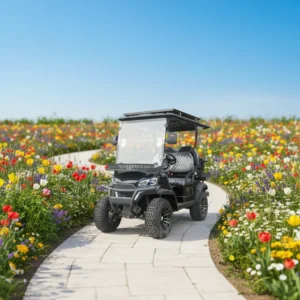 Side by Side Adult Electric Off Road Buggy Automatic Electric Mini Jeep Car 4 Seater Golf Cart
