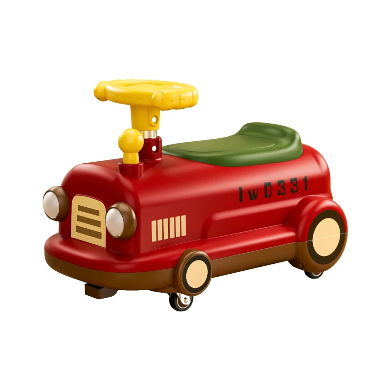 Silent Wheels Wiggle Car Kids Ride-On Swing Car for Toddlers Quiet Indoor Children's Ride-On Toy
