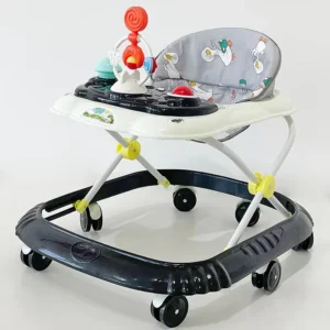 Simple Baby Walker with High Quality 360 Degree Rotating Highly Adjustable Plastic Child Carrier Toy Music Baby Walkers