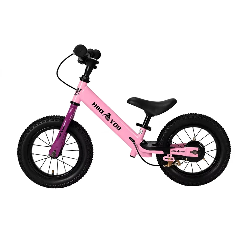 Simple High carbon Steel Children Bicycle Baby Push Bike 2 Wheels Kids Balance Bike 12" Wheels Full Shockproof Frame 100kg Load