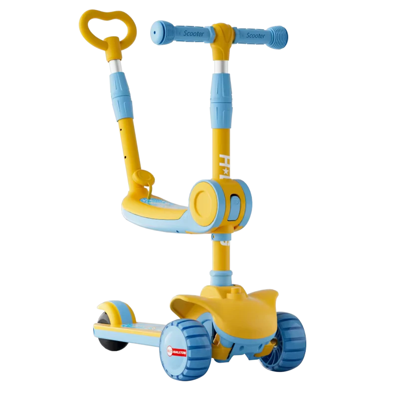 Simple Three-Wheel Child Scooter Imported Foldable Kids' Original Factory Product From the Factory Baby Product