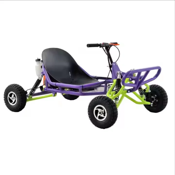 Single Mini 4 Stroke Gasoline Chain Drive Racing Drift Buggy Karting Go Kart for Sale