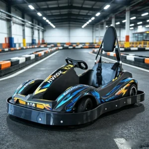 Single Seater Family Fun Durable Frame Powerful Torque Safe Hydraulic Brake Adult Electric Go Kart with Seat Belt