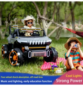 Single Speed Electric Ride On Car for 2 13 Year Olds Aluminum Alloy Fork Plastic Material Battery Powered