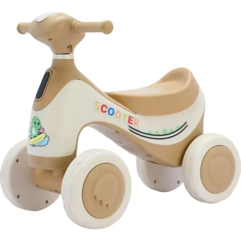 Small Baby Push Ride on Sliding Plastic Car Toys for 1 3 Years Kids Four Wheel