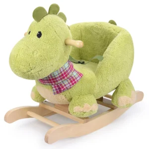 Small Kids Animal Shaped Chair Rocking Horse Kids Plush Toys Soft Toddler Toys