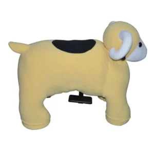 Soft Plush Animal Electric Ride-On Scooter with Musical Zoo Design GM5942 12V Battery for Ages 2-14
