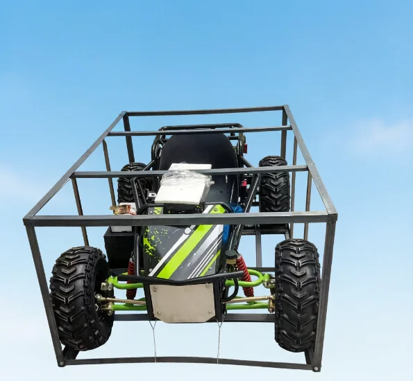Square Stall Entertainment Electric Kart High Power Off Road Go Kart Suitable for Farm and Camping Ground