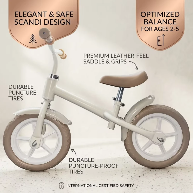 Stable Small Bicycles Steel Frame Toddler Training Child Cycling Kids Balance Bike