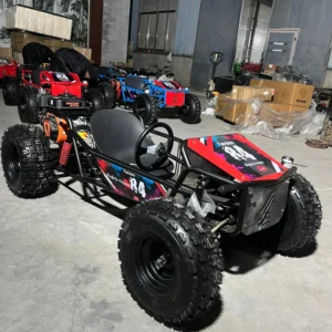 Steering Wheel Off Road Go Kart 212cc 4 Stroke 7.5hp 10 Inch Tires Drift Racing Buggy for Adults Kids Outdoor All Terrain Kart