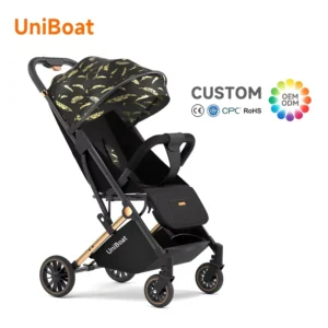 Stroller Baby Can Sit and Lie Down Portable High Landscape Baby Walking Stroller Pull bar Folding Baby Stroller