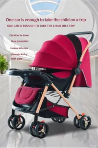 Stroller Baby Pram Pushchair Foldable Stroller Lightweight Stroller High View Stroller Twin Stroller Travel System