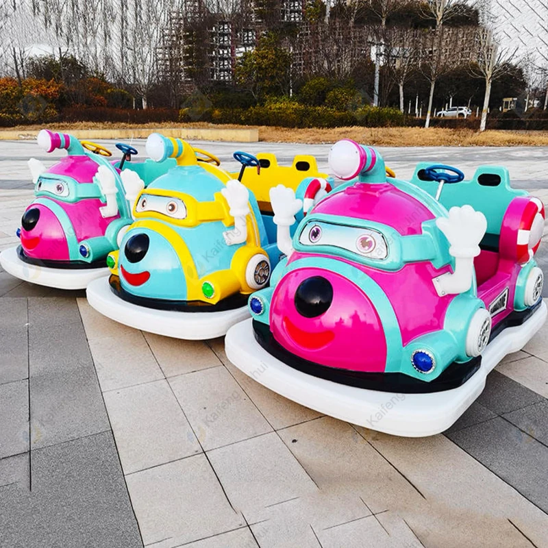 Suited for Family Entertainment Parks Children's Ride on Delights Playful Designed Bumper Cars