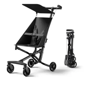 Super Light Compact Foldable Baby Buggy with Stylish Rear Wheel for Outings