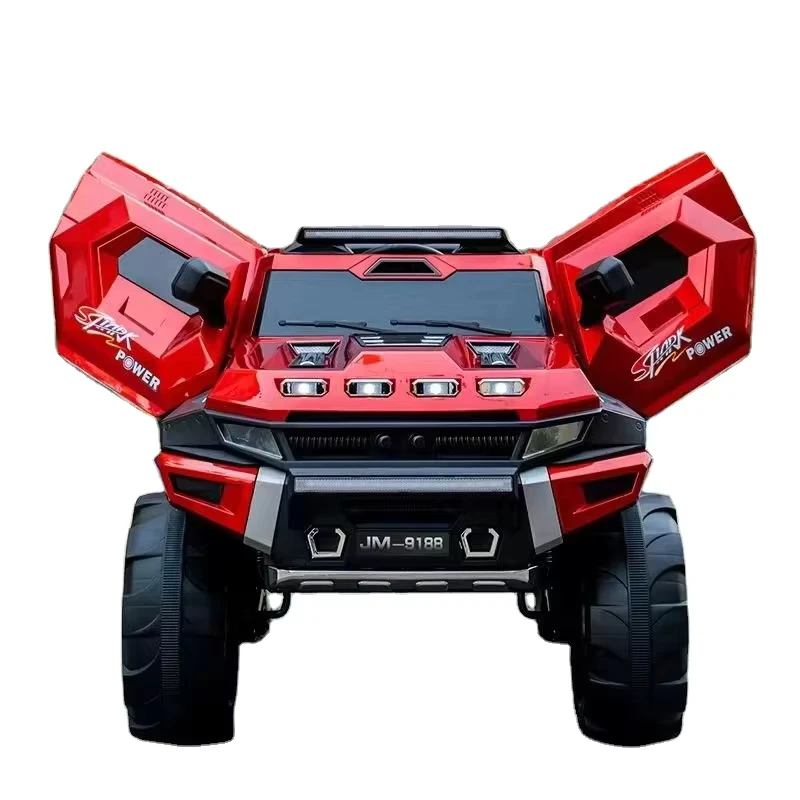 Super Powerwheels Child Kids Battery Powered Car 4 Wheels Plastic Ride on Car 2 Seats Electric Ride on Car for Kids to Drive
