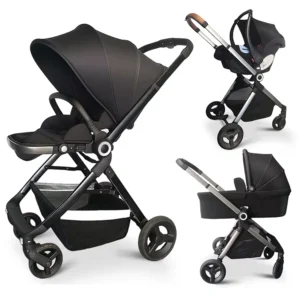 Support OEM ODM Aluminum Alloy Frame Portable Baby Stroller Two-way Foldable Seat Easy Folding 20KG Load Capacity for 0-3 Years