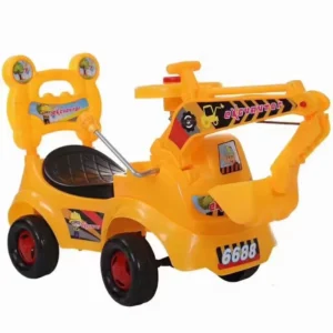 Swing Car for Child Mini Toys Excavator Claw Machine for Children with Handrail