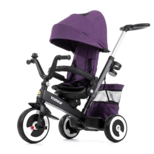 T618A Luxury Kids Tricycle Magnesium Alloy Ride on Toy Car Kids Tricycle Trike Stroller Safety Bar Child Tricycle