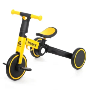 T801 Kid Tricycle 4 in 1 Toddler Tricycle & Balance Bike with Foldable Handlebar and Aluminium Frame