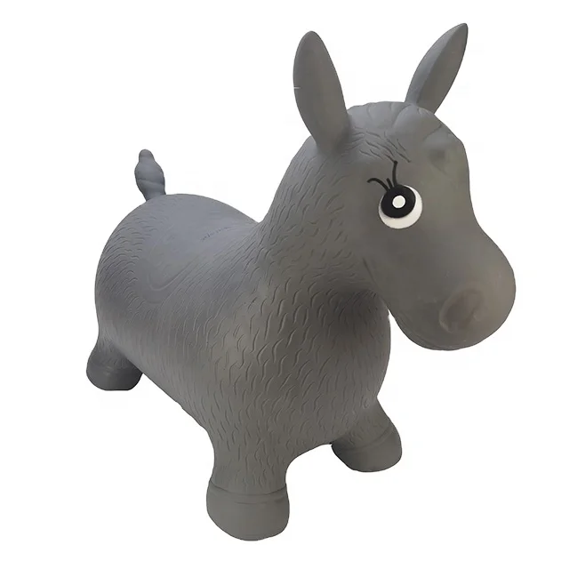 Three Year Old Kids Inflatable Animals Horse Hopper Bouncy Ride on Jump Play