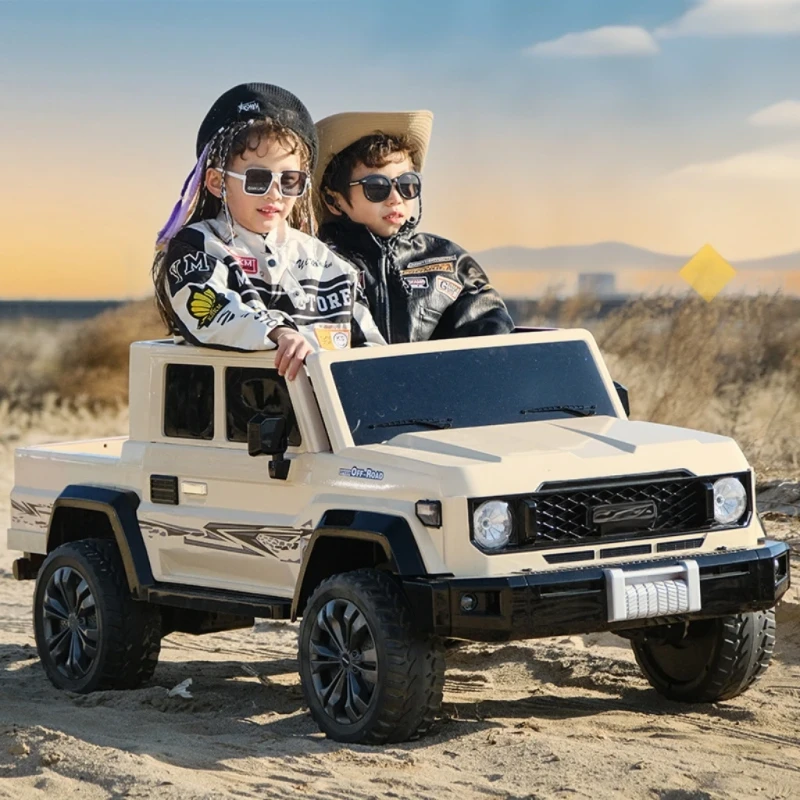 TikTok Hot Selling Kids Ride-On Car 24V Electric Toy Car with LED Lights Music Factory Direct for Global Buyers with Custom Logo
