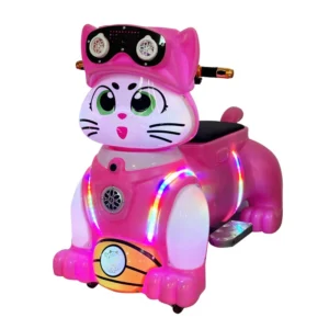 Time Controllable Kid Ride Comfortable Seat Children’s Amusement Park Rides Indoor Outdoor Riding Bubble Bike Ride on Toy Animal