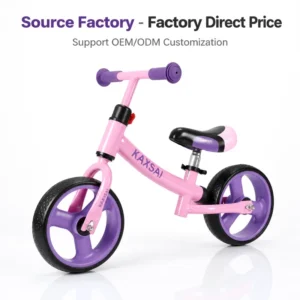 Toddler Balance Bike Adjustable Seat Lightweight Children’s Learning Scooter No Pedal Riding Toy for Age 2 to 5