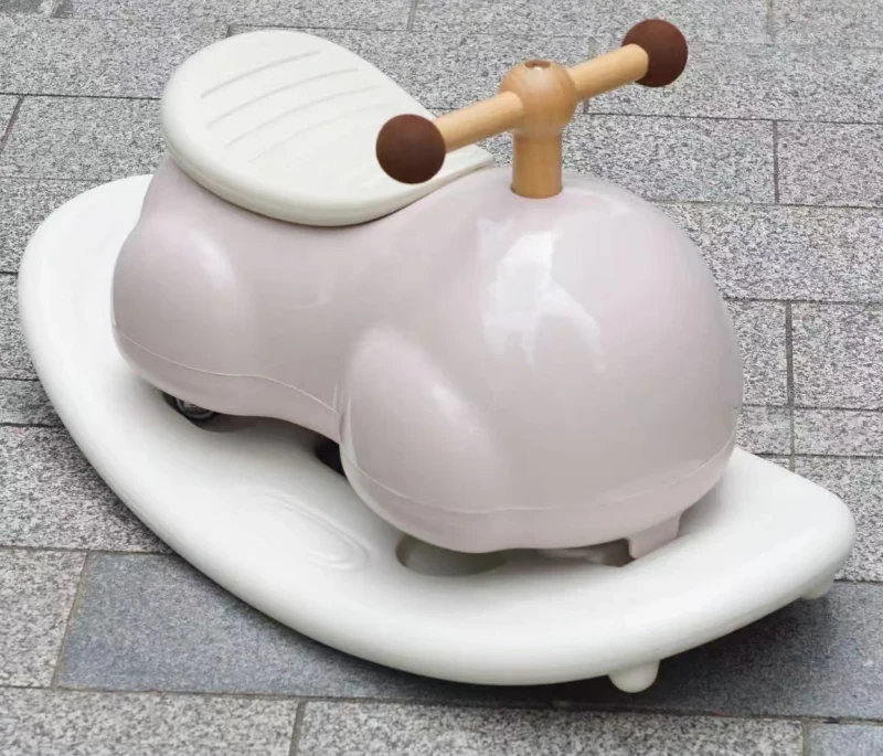 Toddler Push Car Realistic Grille Design Lightweight Baby Walker Kids Slide Car No Battery Manual Toy
