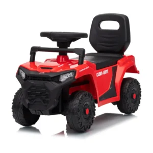 Toddler Sliding ATV Walker Car Children Foot Push Ride on Quad Toy with Comfort Seat & Front Lights