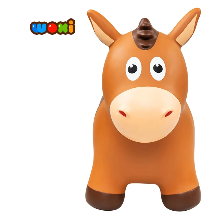 Toy Ride on Animals Large Horse Rubber Pump Kids Toys Inflatable Toys