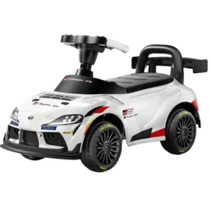 Toyota Gr Supra GT4 Licensed Foot to Floor Ride on Car Optional Battery Music Footboard Push Handle Car