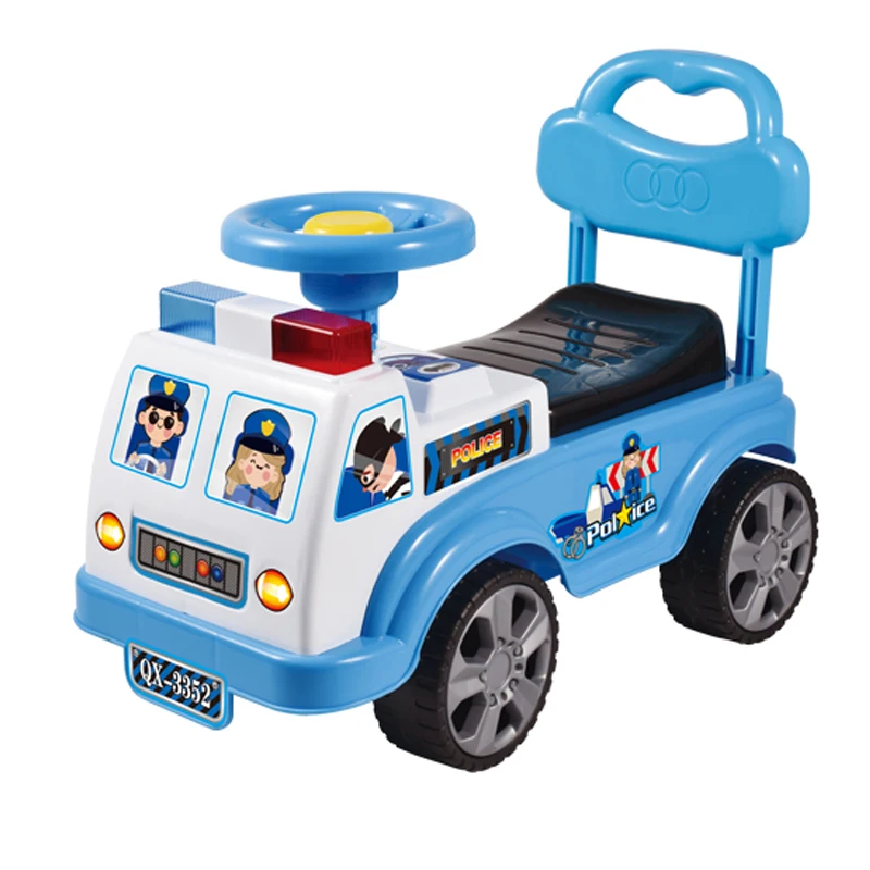 Toys Cartoon Car BB Steering Wheel Car Toys for Kids Push Hand Baby Walker Ride on Car Toys Kids