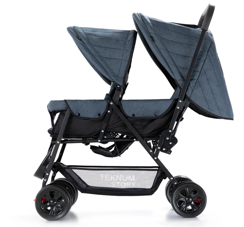 Travel Luxury Baby Carriage Pushchair Double Foldable Baby Pram Twin Stroller for Twins Baby