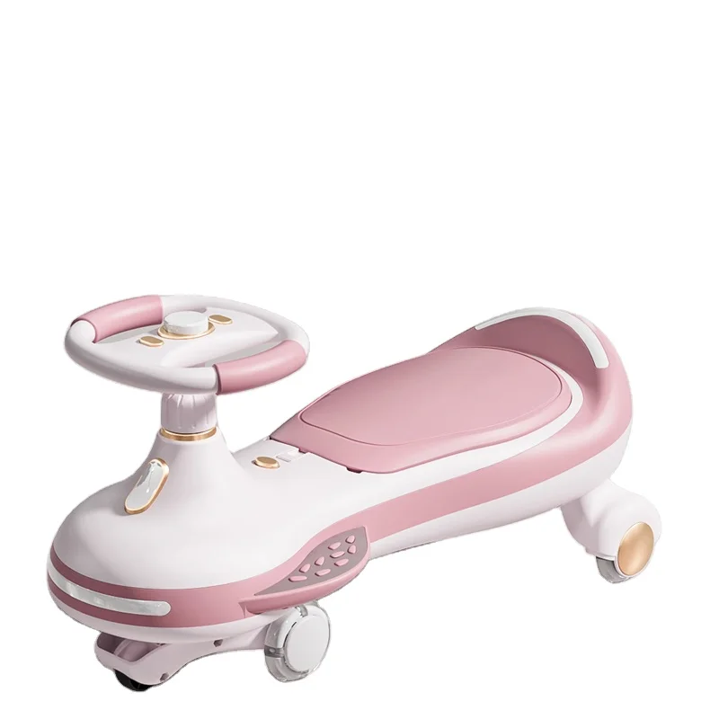 Twist Car with Push Rod Portable