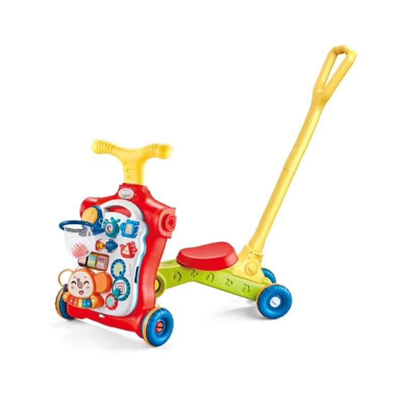 ULY 5 in 1 Portable Multifunction Plastic Car Learning Table Educational Toy for Kids' Early Childhood Development Baby Walkers