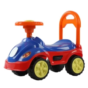Unisex 4 Wheel Baby Walker and Balance Car Toy Kid’s Ride On ABS Plastic Push Car With Handle for 1 3 Years Old