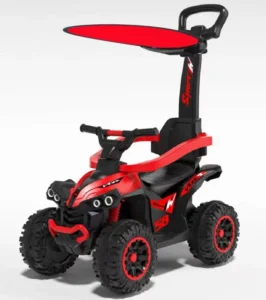 battery car ride on electric car 6v ride on car plastic kid toy kids with pushbar with canopy can remote control
