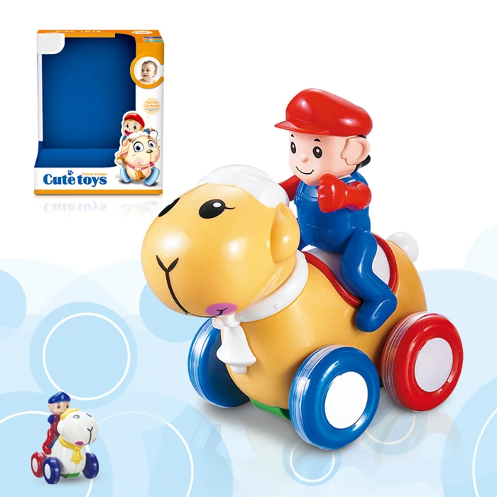 factory cute inertia animal toys car friction plastic car toys